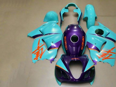 Comprare Carena Moto Suzuki GSXR1000 1996-2007 - Viola Opaco Arancia Blu