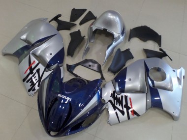 Comprare Carena Moto Suzuki GSXR1000 1996-2007 - Argento Blu Scuro