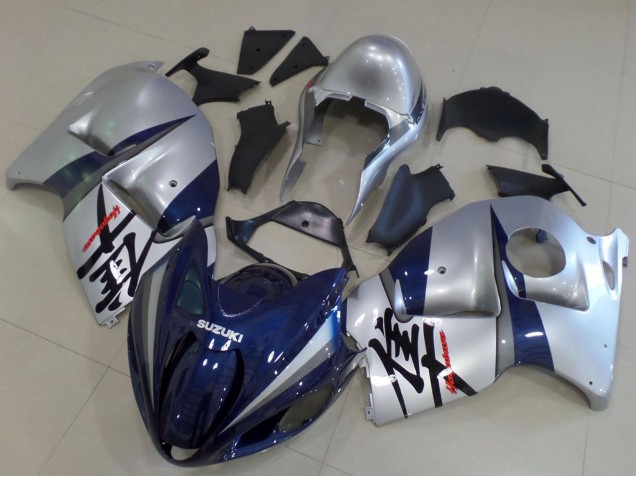 Comprare Carena Moto Suzuki GSXR 1300 Hayabusa 1996-2007 - Argento Blu Scuro