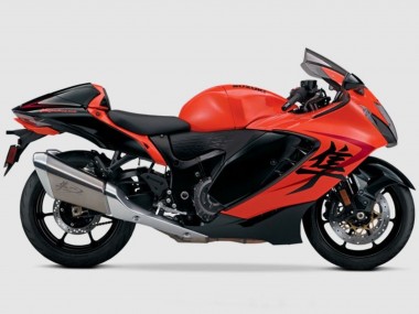 Comprare Carene Moto Suzuki GSXR 1300 Hayabusa 2021-2025 - Arancia Nero Opaco