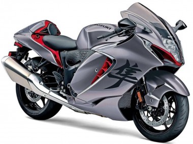 Comprare Carene Moto Suzuki GSXR 1300 Hayabusa 2021-2025 - Grigio Opaco Rosso Opaco