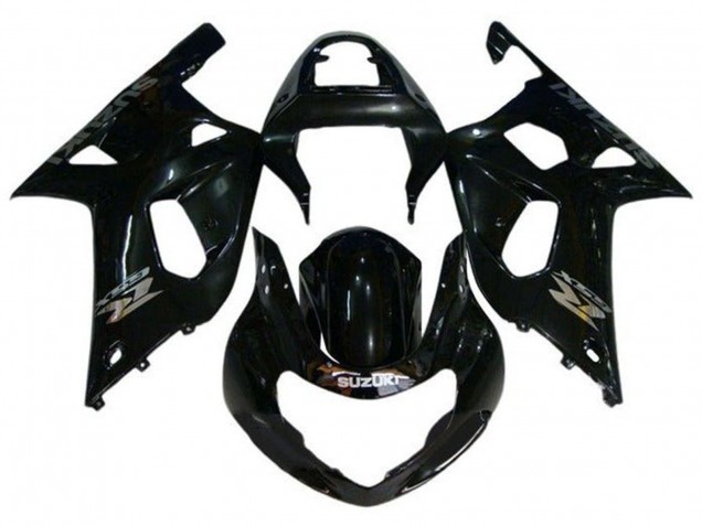 Comprare Carena Moto Suzuki GSXR1000 2000-2002 - Nero Lucido Chrome