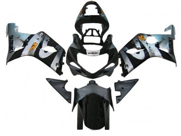 Comprare Carena Moto Suzuki GSXR1000 2000-2002 - Argento Nero Arancia