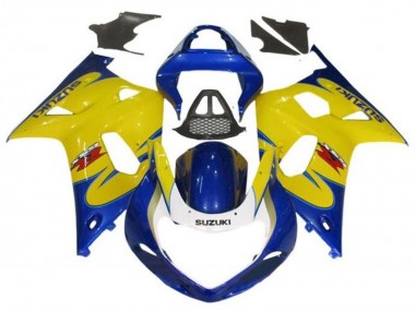 Comprare Carena Moto Suzuki GSXR1000 2000-2002 - Giallo Blu Tribal
