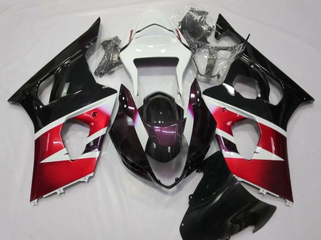 Comprare Carena Moto Suzuki GSXR 1000 2003-2004 - Bianco Rosso Viola Nero
