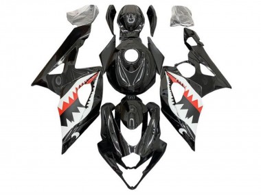 Comprare Carena Moto Suzuki GSXR 1000 2005-2006 - Nero Bianco Rosso Squalo