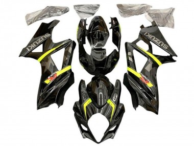 Comprare Carena Moto Suzuki GSXR 1000 2005-2006 - Nero Giallo Grigio