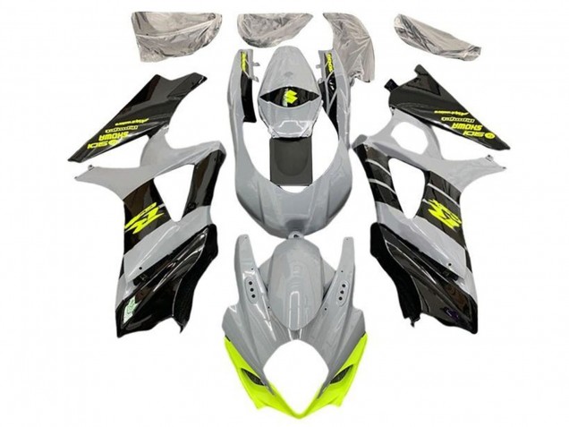 Comprare Carena Moto Suzuki GSXR 1000 2005-2006 - Grigio Nero Neon Giallo