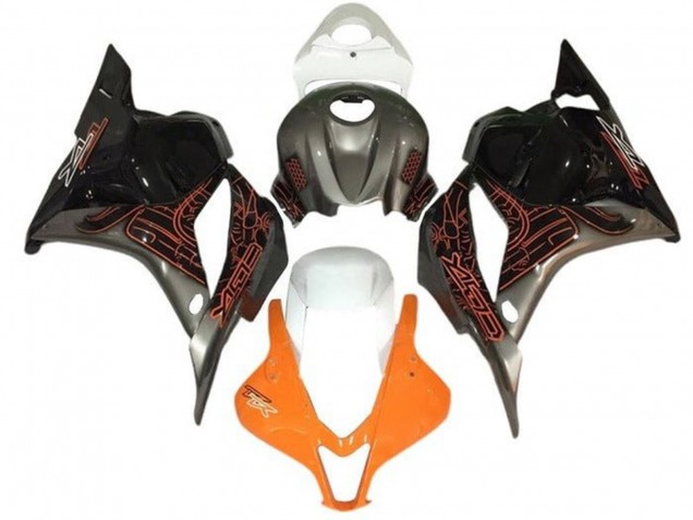 Comprare Carena Moto Suzuki GSXR 1000 2005-2006 - Arancia Argento Nero Bianco
