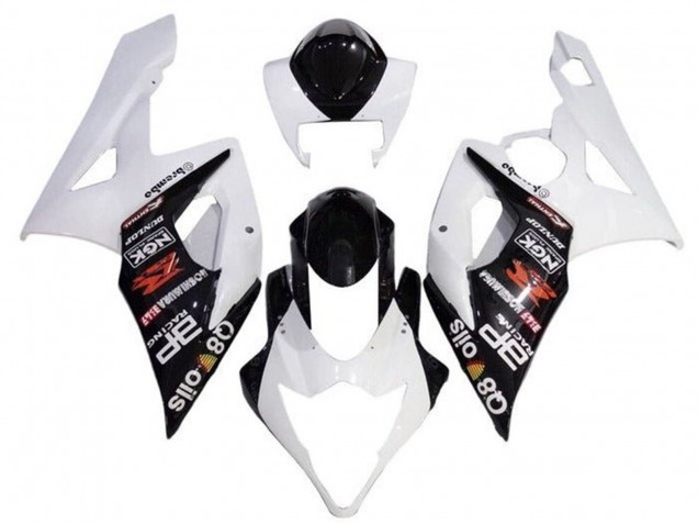 Comprare Carena Moto Suzuki GSXR 1000 2005-2006 - Bianco Nero Brembo