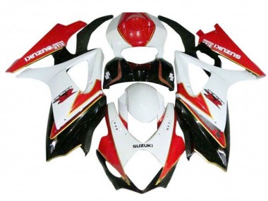 Comprare Carena Moto Suzuki GSXR 1000 2005-2006 - Bianco Rosso Nero Oro