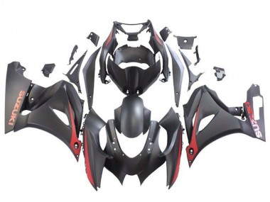 Comprare Carena Moto Suzuki GSXR1000 2017-2024 - Nero Opaco Rosso Opaco