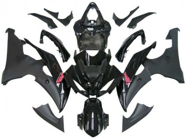 Comprare Carena Moto Yamaha YZF R6 2008-2016 - Nero Lucido Nero Opaco