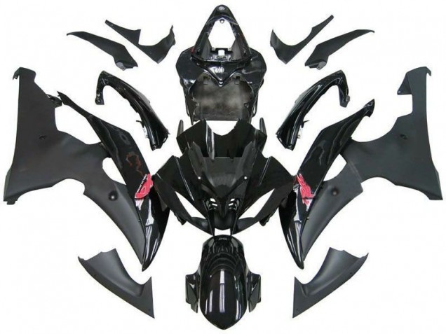 Comprare Carena Moto Yamaha YZF R6 2008-2016 - Nero Lucido Nero Opaco