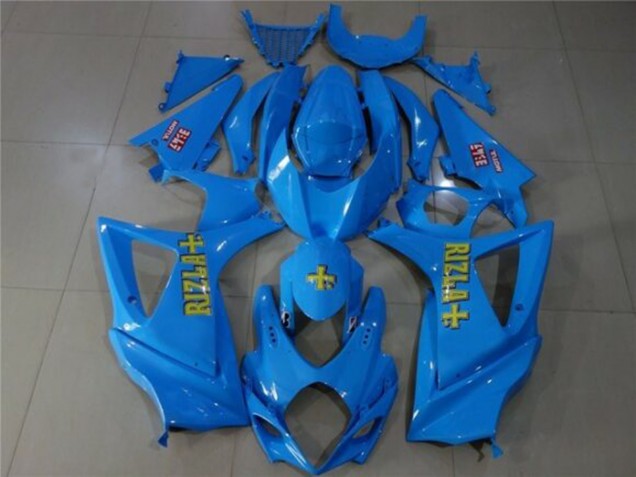 Comprare Carena Moto Suzuki GSXR 1000 2007-2008 - Blu Oro Rizla