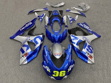Comprare Carena Moto Suzuki GSXR 1000 2009-2016 - Blu Argento 36