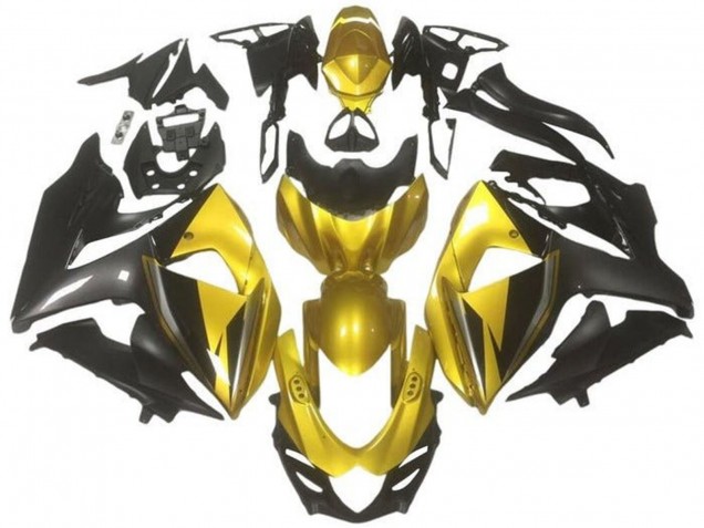Comprare Carena Moto Suzuki GSXR 1000 2009-2016 - Oro Nero Grigio Scuro