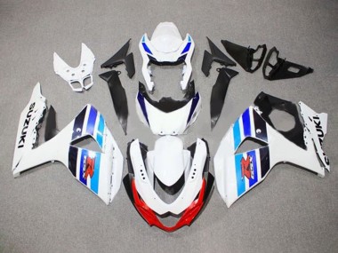 Comprare Carena Moto Suzuki GSXR 1000 2009-2016 - Bianco Blu Rosso Nero Banda
