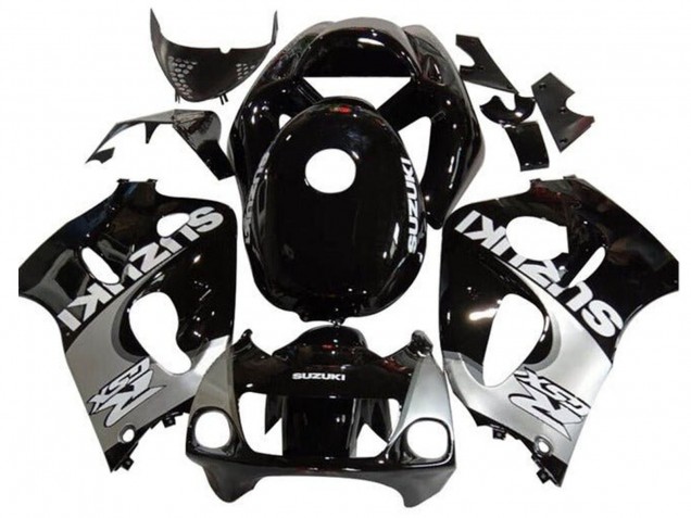 Comprare Carena Moto Suzuki GSXR 600 / GSXR 750 1996-2000 - Nero Argento