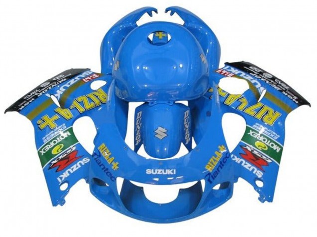 Comprare Carena Moto Suzuki GSXR 600 / GSXR 750 1996-2000 - Blu Rizla
