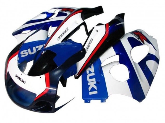 Comprare Carena Moto Suzuki GSXR 600 / GSXR 750 1996-2000 - Blu Bianco Blu Scuro Rosso