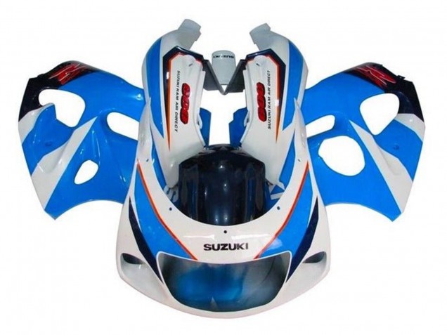 Comprare Carena Moto Suzuki GSXR 600 / GSXR 750 1996-2000 - Blu Bianco Rosso