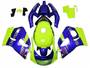 Comprare Carena Moto Suzuki GSXR 600 / GSXR 750 1996-2000 - Blu Giallo