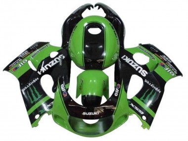 Comprare Carena Moto Suzuki GSXR 600 / GSXR 750 1996-2000 - Verde Nero Mostro
