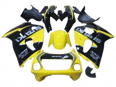 Comprare Carena Moto Suzuki GSXR 600 / GSXR 750 1996-2000 - Giallo Nero Argento