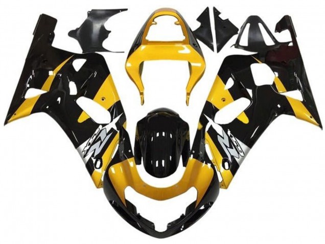 Comprare Carena Moto Suzuki GSXR 600 / GSXR 750 2001-2003 - Giallo Argento Nero Lucido