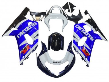 Comprare Carena Moto Suzuki GSXR 600 / GSXR 750 2001-2003 - Bianco Blu Nero Lucido Rosso
