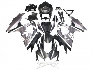 Comprare Carena Moto Suzuki GSXR 600 / GSXR 750 2008-2010 - Argento Bianco Nero Opaco
