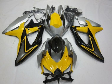 Comprare Carena Moto Suzuki GSXR 600 / GSXR 750 2008-2010 - Giallo Argento Grigio Nero
