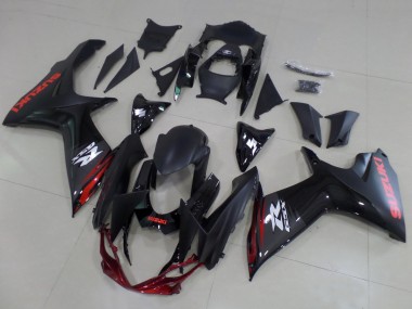 Comprare Carena Moto Suzuki GSXR 600 / GSXR 750 2011-2024 - Nero Opaco Nero Lucido Rosso Bianco