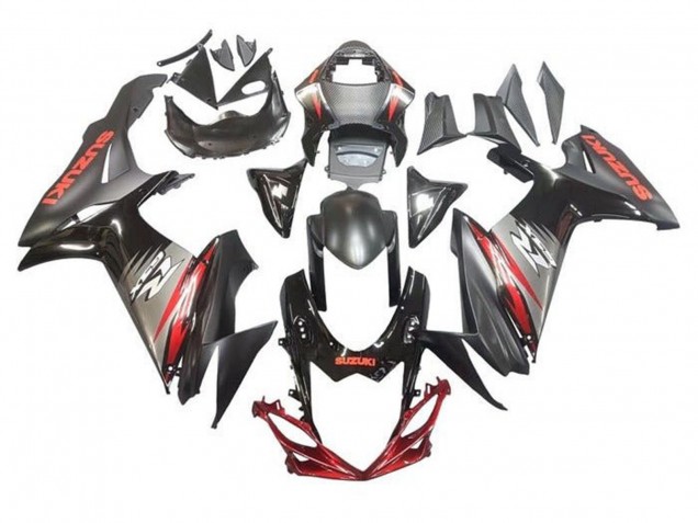 Comprare Carena Moto Suzuki GSXR 600 / GSXR 750 2011-2024 - Nero Grigio Rosso