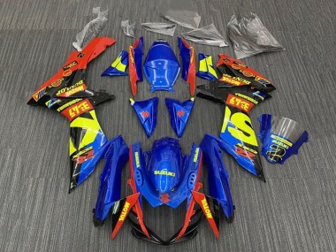 Comprare Carena Moto Suzuki GSXR 600 / GSXR 750 2011-2024 - Blu Rosso Giallo Nero