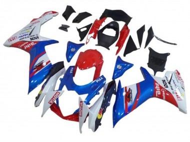Comprare Carena Moto Suzuki GSXR 600 / GSXR 750 2011-2024 - Blu Bianco Rosso Motul