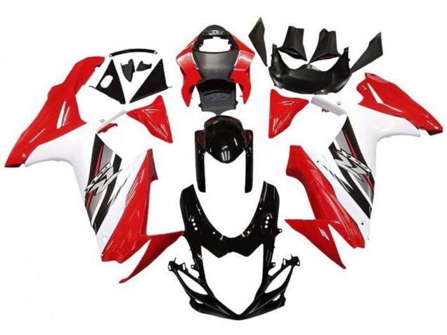 Comprare Carena Moto Suzuki GSXR 600 / GSXR 750 2011-2024 - Rosso Bianco Nero