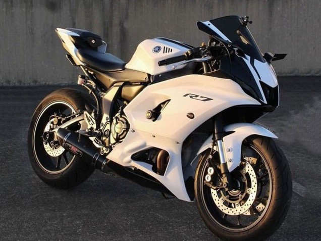 Comprare Carena Moto Yamaha YZF R7 2021-2024 - Bianco Nero
