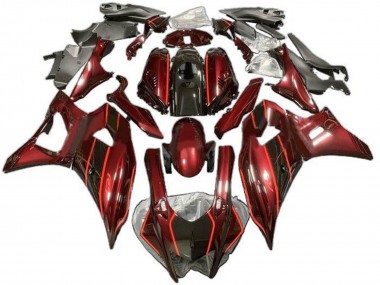 Comprare Carena Moto Yamaha YZF R7 2021-2024 - Rosso Scuro Nero