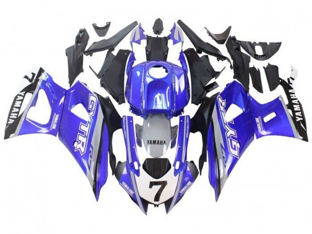 Comprare Carena Moto Yamaha YZF R7 2021-2024 - Blu Grigio Bianco GYTR
