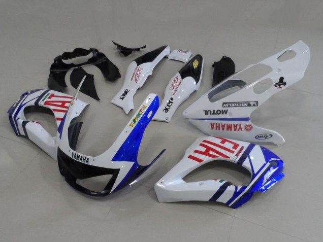 Comprare Carena Moto Yamaha YZF 1000R Thunderace 1997-2007 - Bianco Blu Rosso Fiat