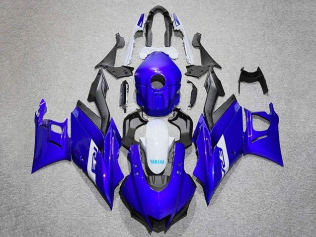 Comprare Carena Moto Yamaha YZF R3/R25 2019-2021 - Blu Bianco Nero Opaco