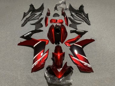 Comprare Carena Moto Yamaha YZF R3/R25 2022-2024 - Rosso Bianco Nero Lucido