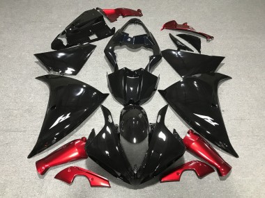 Comprare Carena Moto Yamaha YZF 1000 R1 2009-2011 - Nero Lucido Rosso