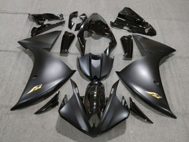 Comprare Carena Moto Yamaha YZF 1000 R1 2009-2011 - Nero Lucido Nero Opaco Oro