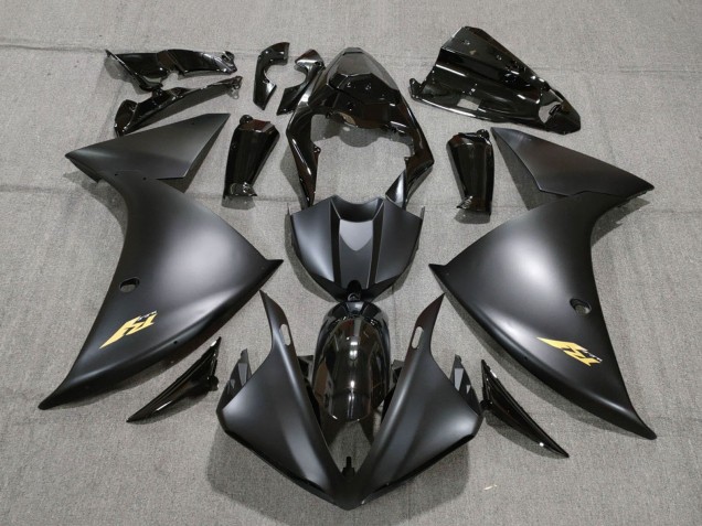 Comprare Carena Moto Yamaha YZF 1000 R1 2009-2011 - Nero Lucido Nero Opaco Oro