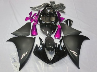 Comprare Carena Moto Yamaha YZF 1000 R1 2009-2011 - Nero Lucido Nero Opaco Rosa