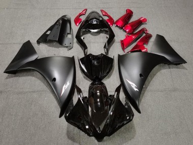 Comprare Carena Moto Yamaha YZF 1000 R1 2009-2011 - Nero Lucido Nero Opaco Rosso