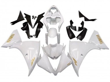 Comprare Carena Moto Yamaha YZF 1000 R1 2009-2011 - Bianco Oro Decal
